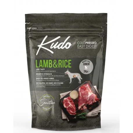 Kudo – Lamb and Rice – Medium Maxi Junior