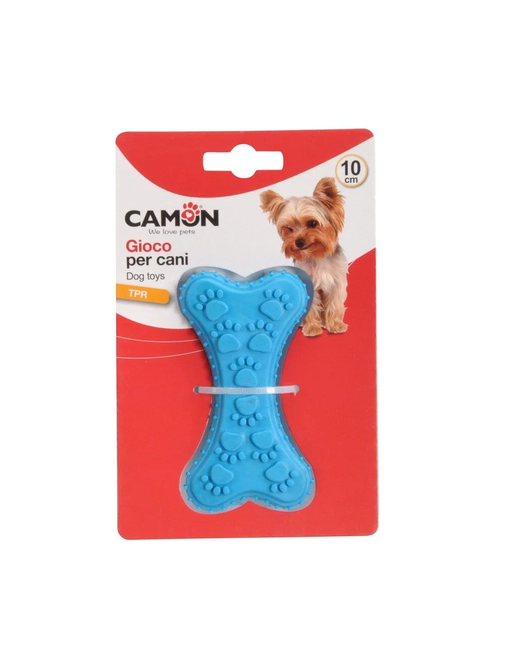 Camon ძაღლის სათამაშო რეზინის ძვალი 10x5სმ