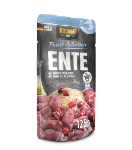 Belcando Duck With Rice & Lingonberry 125 გრ