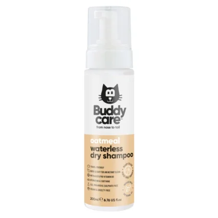 Buddycare - Oatmeal - მშრალი შამპუნი კატებისთვის 200მლ